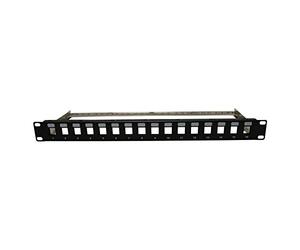 Waytex 37226 Panneau de Brassage 16 Port 19'' 1U Vide