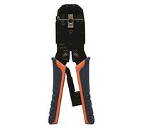 Waytex 37906 Pince à sertir Haute qualité RJ9/RJ11/RJ12/RJ45, Noir