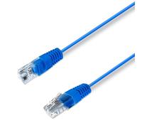 Waytex 39094 Câble téléphonique RJ45 UTP 1 paire 4/5 mâle/mâle Bleu 3,00 m
