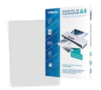 Waytex 50 pochettes de plastification A4 -125 microns