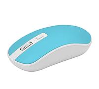 Waytex 65422 Souris sans Fil 2,4 GHz pour Ordinateur avec Nano Récepteur USB et Sensibilité Réglable Jusqu’à 1600 DPI portée du Signal Jusqu’à 10 m Technologie Optique - Bleu Ciel