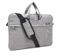 Waytex 71011 Sacoche Elégance pour Ordinateur Portable 15,6 pouces Protection Anti Choc Multi Poches Gris Chiné