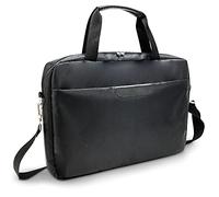 Waytex 71016 Sacoche Ordinateur 17 pouces Porte Document Imperméable Multipoches 17,3'' Noir