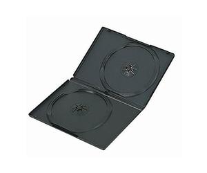 Waytex 72121 Pack de 10 Boîtiers DVD Noir