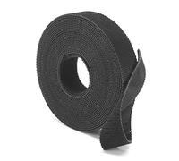 WAYTEX 73908 Serre Cable Sangle Auto Agrippante Largeur 16mm Noir Longueur (5 M)