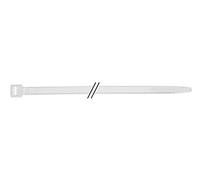Waytex 73922 Lot de 100 Attaches-câbles 200 x 4 mm Blanc
