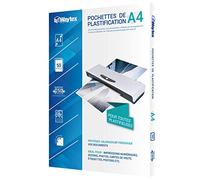 WAYTEX 78274 Pochettes de plastification A4 - Epaisses 125 microns - Pack de 50 transparentes