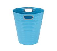 Waytex Poubelle de bureau 931078 – Corbeille à papier en plastique 12,5 L Bleu turquoise