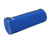 Waytex 931282 Trousse Fourre Tout Ronde 21cm Diamètre 7.5cm Textile Bleu uni