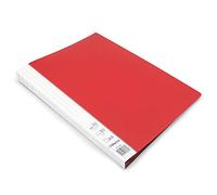 Waytex 931330R Protège Documents A4 20 vues Premium en Polypropylène Opaque Identifiable - 10 Pochettes transparentes - Rouge