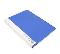 Waytex 931331B Protège Documents A4 40 vues Premium en Polypropylène Opaque Identifiable - 20 Pochettes transparentes - Bleu
