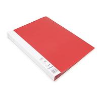 Waytex 931331R Protège Documents A4 40 vues Premium en Polypropylène Opaque Identifiable - 20 Pochettes transparentes - Rouge