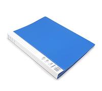 Waytex 931332B Protège Documents A4 60 vues Premium en Polypropylène Opaque Identifiable - 30 Pochettes transparentes - Bleu