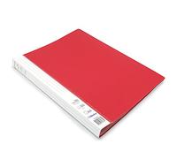Waytex Protège-documents A4 931332R – 60 vues Premium polypropylène opaque, 30 pochettes Rouge