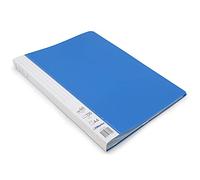 Waytex Protège-documents A4 931335B – 120 vues, 60 pochettes transparentes, polypropylène opaque bleu
