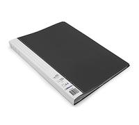 Waytex 931335N Protège Documents A4 120 vues Premium en Polypropylène Opaque Identifiable - 60 Pochettes transparentes - Noir