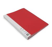 Waytex 931335R Protège Documents A4 120 vues Premium en Polypropylène Opaque Identifiable - 60 Pochettes transparentes - Rouge