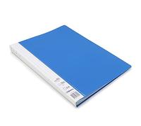 Waytex 931336B Protège Documents A4 160 vues Premium en Polypropylène Opaque Identifiable - 80 Pochettes transparentes - Bleu