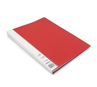Waytex 931336R Protège Documents A4 160 vues Premium en Polypropylène Opaque Identifiable - 80 Pochettes transparentes - Rouge