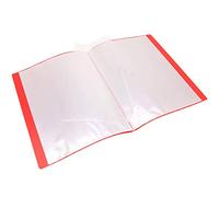 WAYTEX 931422 Protège Documents A4 80 Vues 40 Pochettes Couverture Polypro Rouge