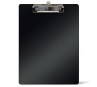 WAYTEX 931490 Porte Bloc A4 à Pince avec porte stylo Planchette plastique rigide- 22,5x31,5 cm - Noir