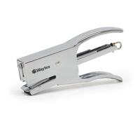 WAYTEX 931550 Pince Agrafeuse Métal 25 feuilles, Compacte 100% métal, pour agrafes 24/6 et 26/6, Usage intensif - Chrome
