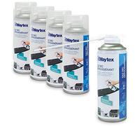 Waytex A73657C5 Gaz dépoussiérant puissant pour ordinateur, clavier, matériel informatique, avec Prolongateur Lot de 5 bombes de 400 ml