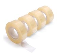 Waytex A930903C4 Pack de 4 Ruban adhésif de bureau transparent brillant haut pouvoir adhésif, largeur 19 mm rouleau de 33m qualité Pro épaisseur 50 microns