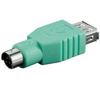 Waytex Adaptateur USB A F/PS/2 (Mini-DIN 6) M