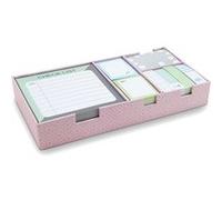 WAYTEX 931667 Ensemble 800 Notes Repositionnables Fantaisies couleur Pastel Boite cadeau Organiseur pour Bureau