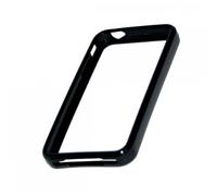 Waytex Coque Bumper pour iPne 4 / 4S en Silicone Noir