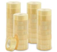 Waytex Pack de 32 Ruban adhésif de bureau transparent brillant haut pouvoir adhésif, largeur 19 mm rouleau de 33m qualité Pro épaisseur 50 microns