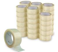 Pack 36 rouleaux Ruban Adhésif d'Emballage Pro TRANSPARENT 66m x 50mm Waytex Silencieux Polypropylène 50 microns Tranparent