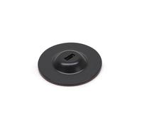 Waytex Plaque d’Ancrage Adhésive avec Slot de Sécurité Standard pour Câble Antivol Ordinateur Portable, PC, Smartphone, Tablette, Plaque Ronde diamètre 4cm Noir
