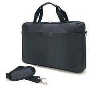 Waytex Sacoche Ordinateur 17 pouces Porte Documents avec 2 Poignées et Bandoulière épaule et 2 Poches zippées, Noir