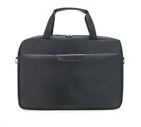 Waytex Sacoche Porte Documents Poches Zippées et Compartiment pour PC 15,6 pouces - Noir