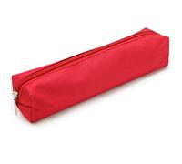 WAYTEX Trousse textile rectangulaire petit format 21 x 4 x 4 cm couleurs Rouge