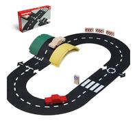 Waytoplay Circuit Ringroad de 12 pièces pour Petites Voitures - Circuit Flexible, indestructibe et étanche - Circuit de Voiture à Assembler - Made in Pays-Bas