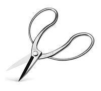 Wazakura Ciseaux à bonsaï traditionnels japonais en acier inoxydable 180 mm fabriqués au Japon, cisailles Hasami, outils de jardinage professionnels - Argent
