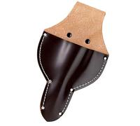 Wazakura Étui Cuir pour Ciseaux Japonais, Pochette Robuste pour Outils De Jardinage et Bonsaï avec Passant et Boucle pour Ceinture, Fabriqué Au Japon, Noir