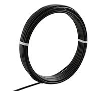 Wazakura Fil Souple en Aluminium Anodisé 7 M pour Bonsaï et Jardinage, Rouleau 3 mm, 150 g, Fabriqué au Japon, Sculpter et Ligaturage Branche - Travail Manuel - Noir