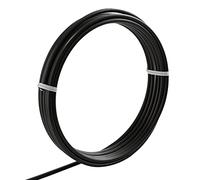 Wazakura Fil Souple en Aluminium Anodisé 7 M pour Bonsaï et Jardinage, Rouleau 4 mm, 150 g, Fabriqué au Japon, Sculpter et Ligaturage Branche - Travail Manuel - Noir