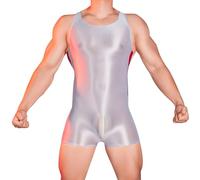 WAZHAKU Combinaison de lutte pour homme - Body boxer - Sous-vêtements - Combinaison de lutte - Singlet - Body extensible - Body pour homme - Jockstrap - Combinaison de lutte - Singlet pour fête en