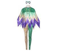 WAZHAKU Costume de carnaval brésilien complet pour femme - Costume de scène - Cosplay - Carnival brésilien Rio Samba - Costume de scène