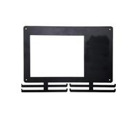 WAZUBC Bavoir et porte-médailles de course, support mural pour médailles de course, marathons, triathlons, courses jusqu'à 20 médailles, 60 dossards de course