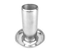 WAZUBC Grille à rôtir de poulet en acier inoxydable pour barbecue, canette de bière, support vertical avec bac d'égouttement pour gril, four, camping