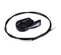 WAZUBC Interrupteur de commande d'accélérateur pour tondeuses à gazon avec câble d'accélérateur de 100 cm, kit de poignée de contrôle universel pour tondeuse à gazon électrique à essence