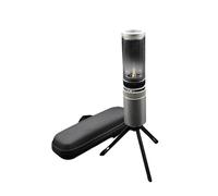 WAZUBC Lampe à Gaz de Camping, Lampe de Tente Portable Lanterne de Camping en Plein Air éclairage D'ambiance de Camping Peut être des Bougies Gonflables et de Petites Lumières à Gaz (argent)