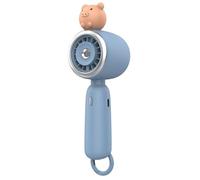 WAZUBC Mini Ventilateur de Bureau de Poche avec 3 Vitesses, Ventilateur Portable USB Brumisateur Rechargeable pour L'extérieur, les Voyages ou L'intérieur, le Bureau, la Maison (bleu)