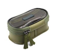 WAZUBC Petit seau en EVA pour le rangement des accessoires de pêche, résistant à l'eau, étui d'accessoires de pêche transparent pour matériel de pêche, appâts